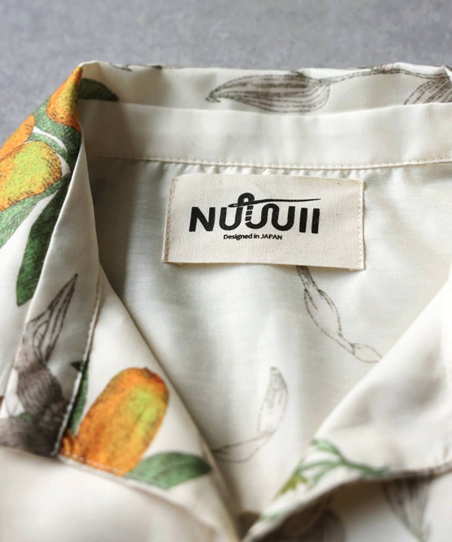NUUUII Botanical Print Open-Collar Shirt Ladies