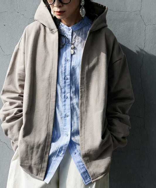 100% Cotton Lightweight Outerwear Pollen-Resistant Hoodie Ladies