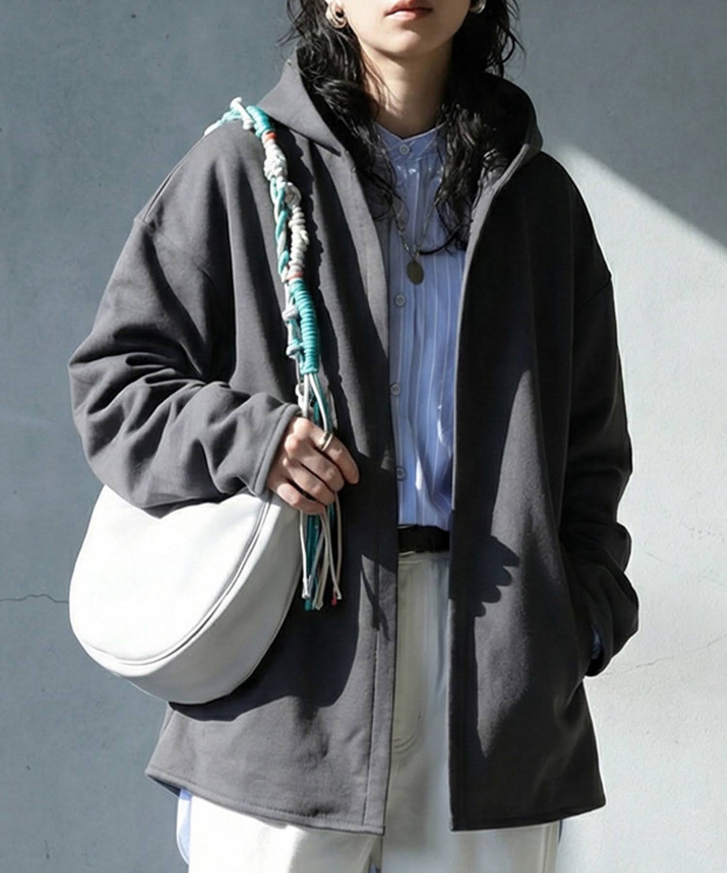 100% Cotton Lightweight Outerwear Pollen-Resistant Hoodie Ladies