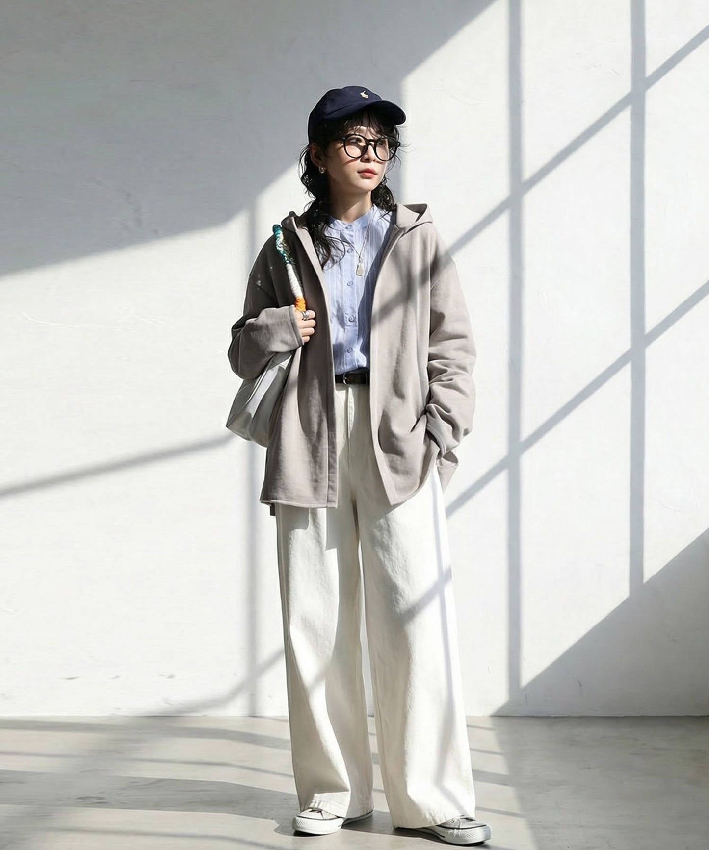 100% Cotton Lightweight Outerwear Pollen-Resistant Hoodie Ladies