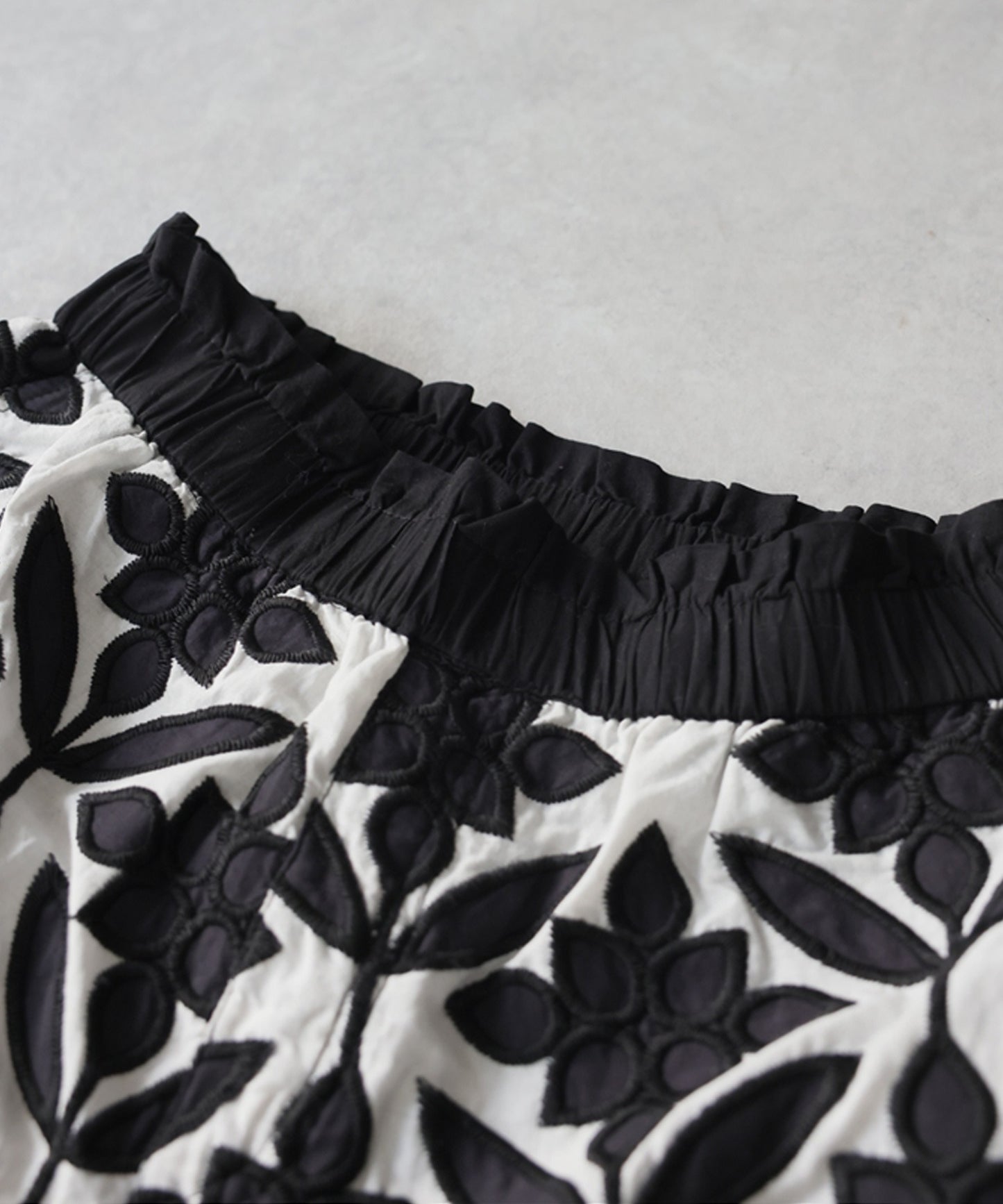 100% Cotton Wide Embroidered Shorts Ladies