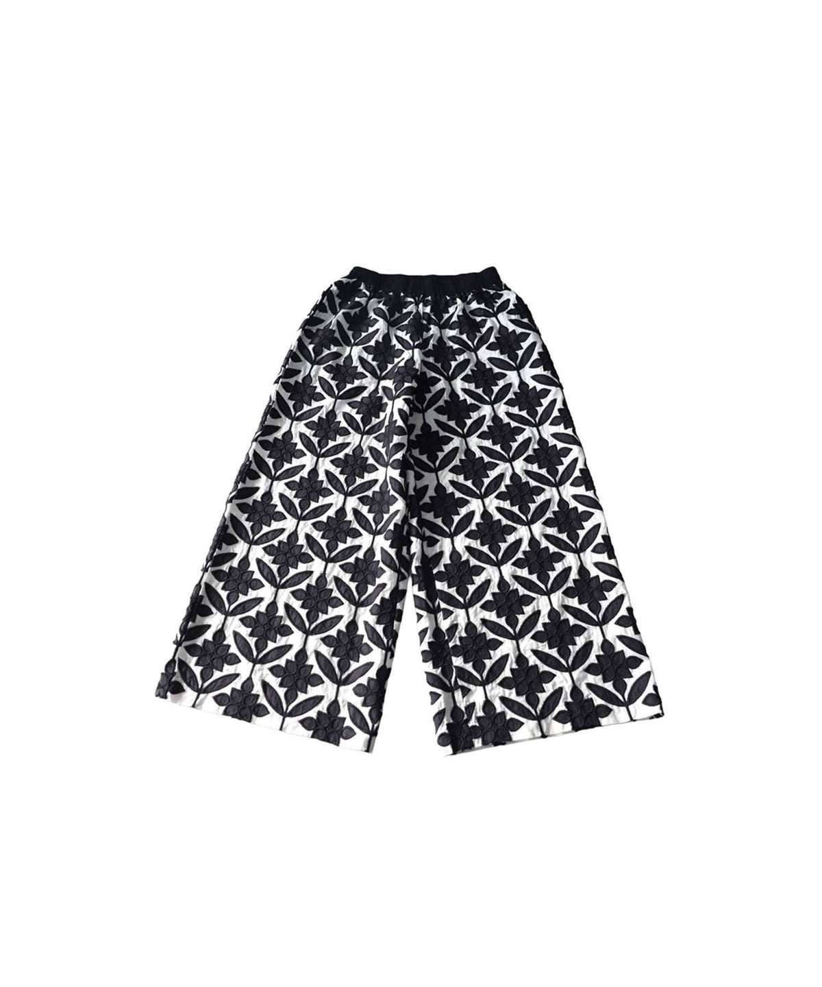 NUUUII Embroidered Wide-Leg Pants Ladies