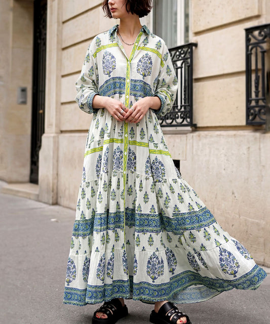 Botanical Print Dress Ladies