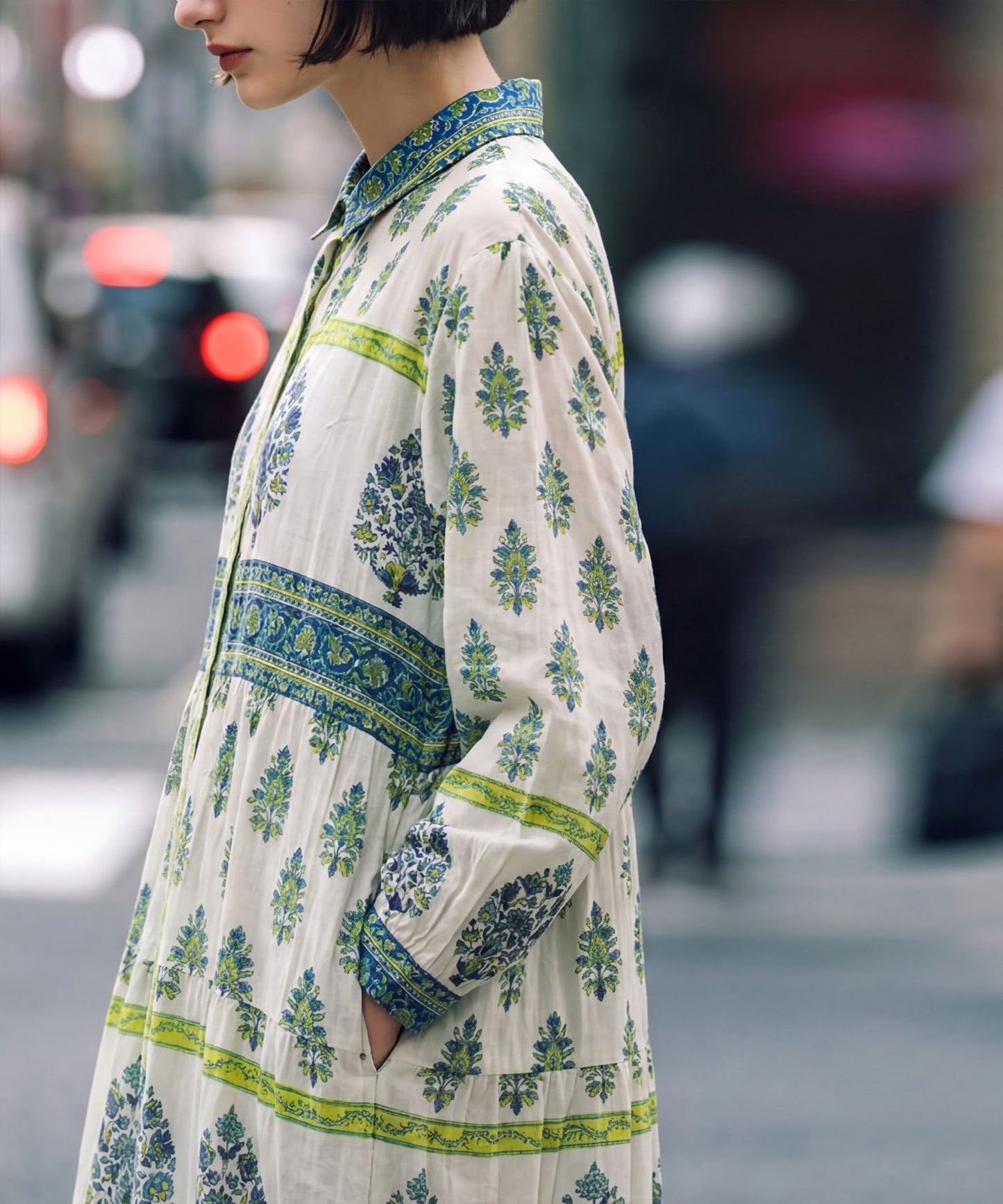 Botanical Print Dress Ladies