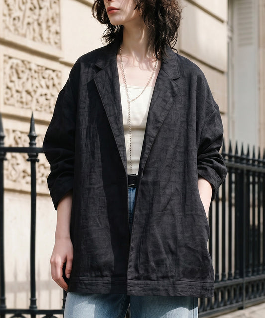 Jacquard Tailored Jacket Ladies