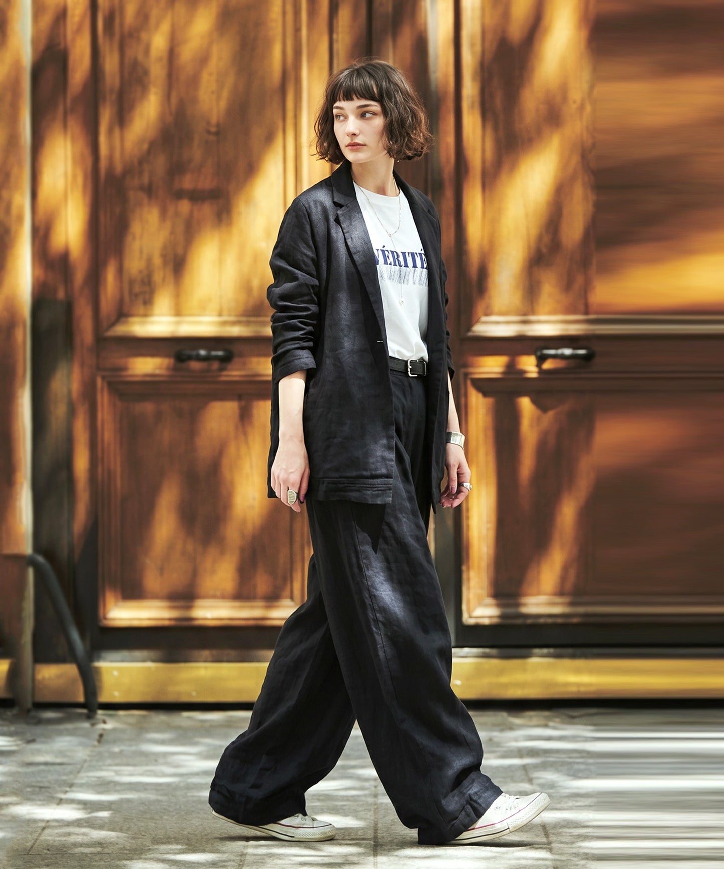 Jacquard Tailored Jacket Ladies