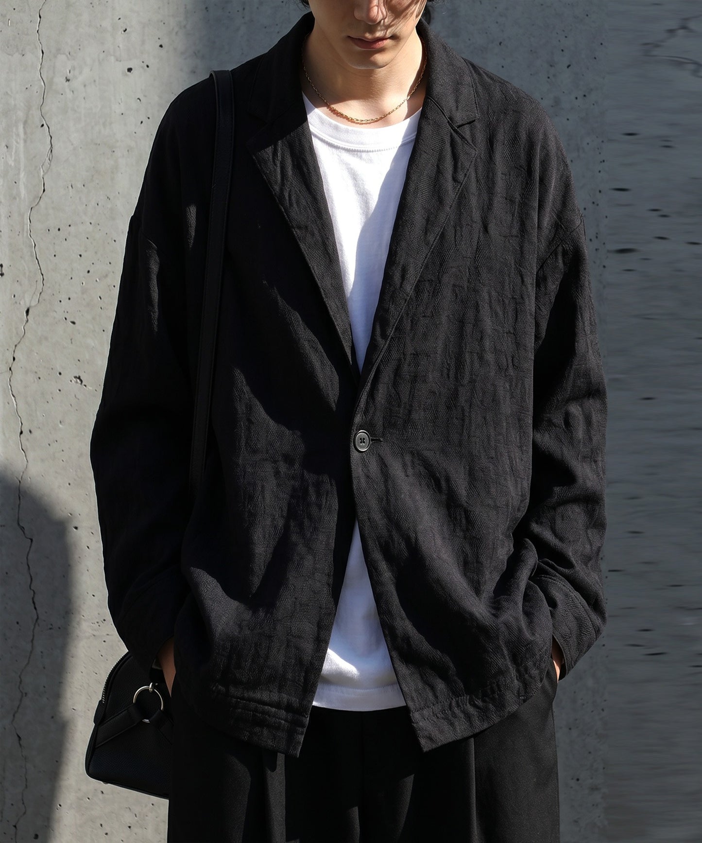 Jacquard Tailored Jacket Men’s