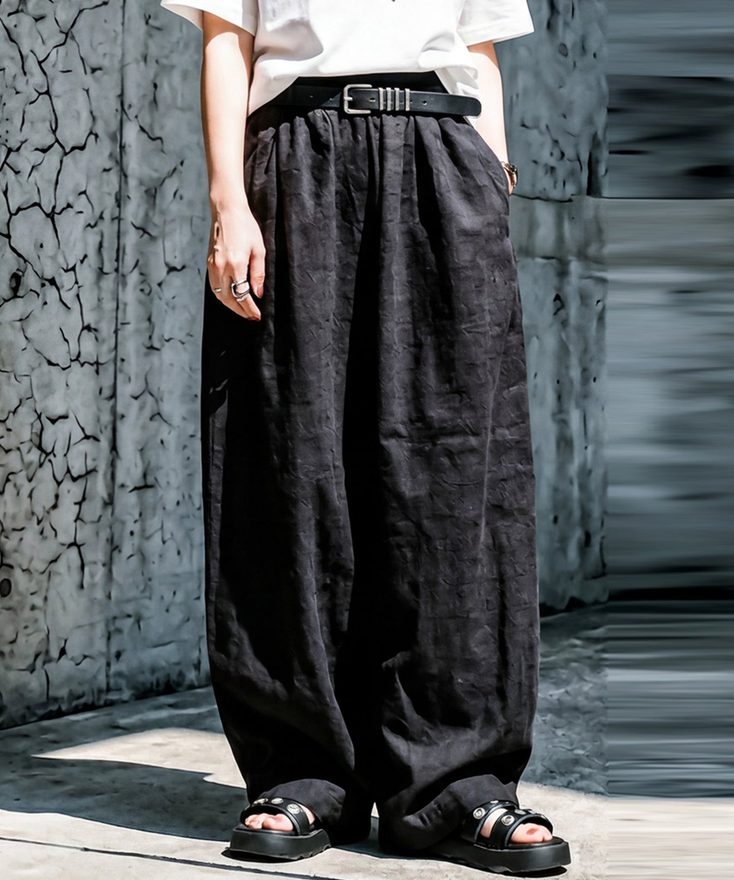 Long Wide-Leg Pants Ladies