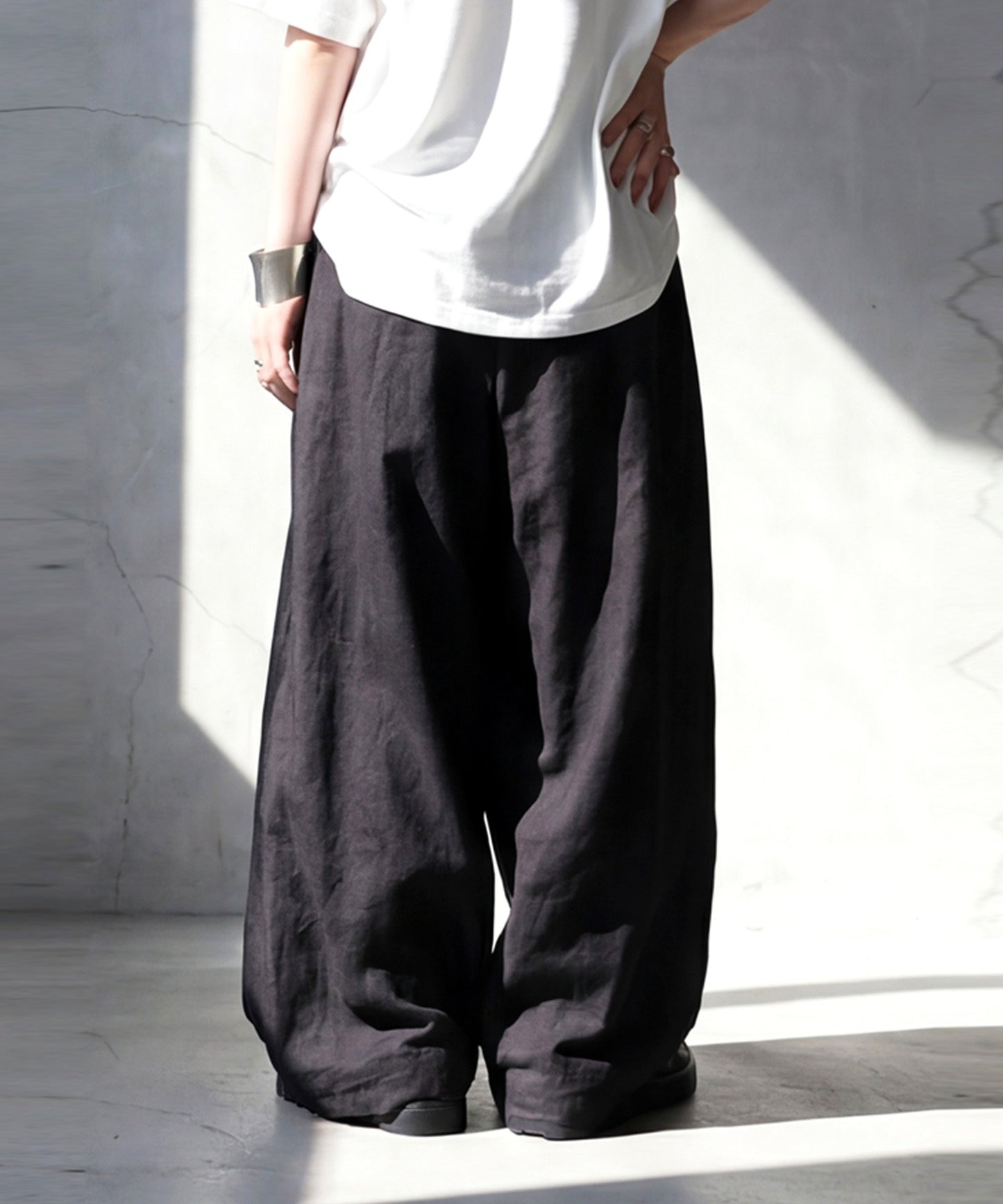 Long Wide-Leg Pants Ladies