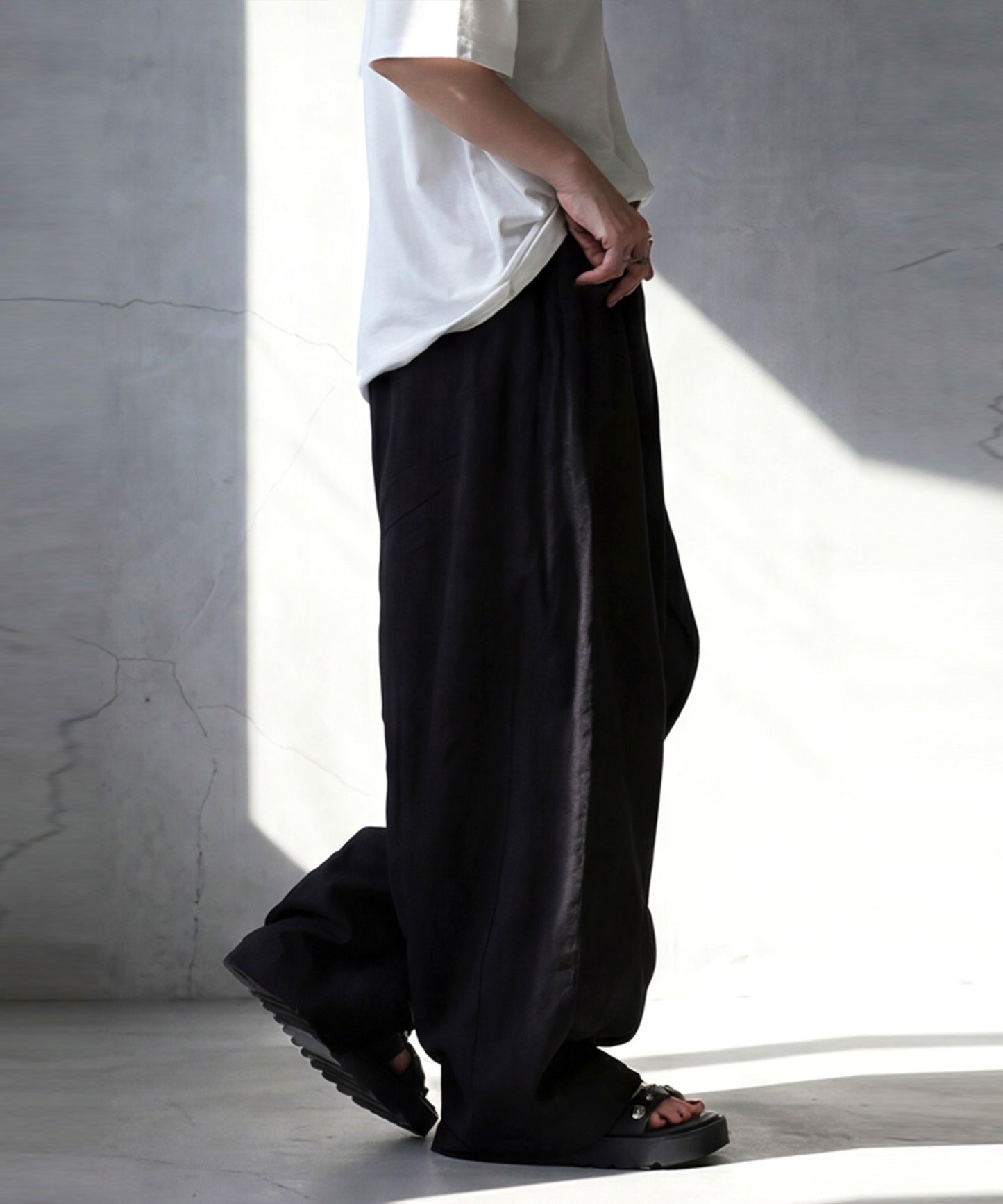 Long Wide-Leg Pants Ladies