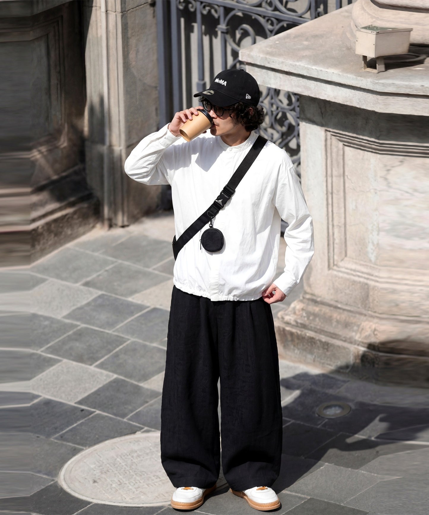Long Wide-Leg Pants Men’s