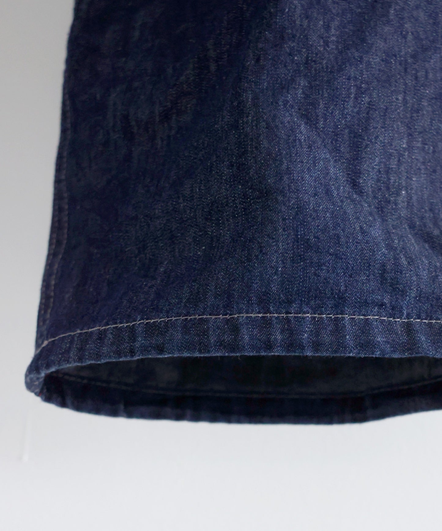ATELIER WORKS Contrasting Stitch Denim Cargo Pants Ladies