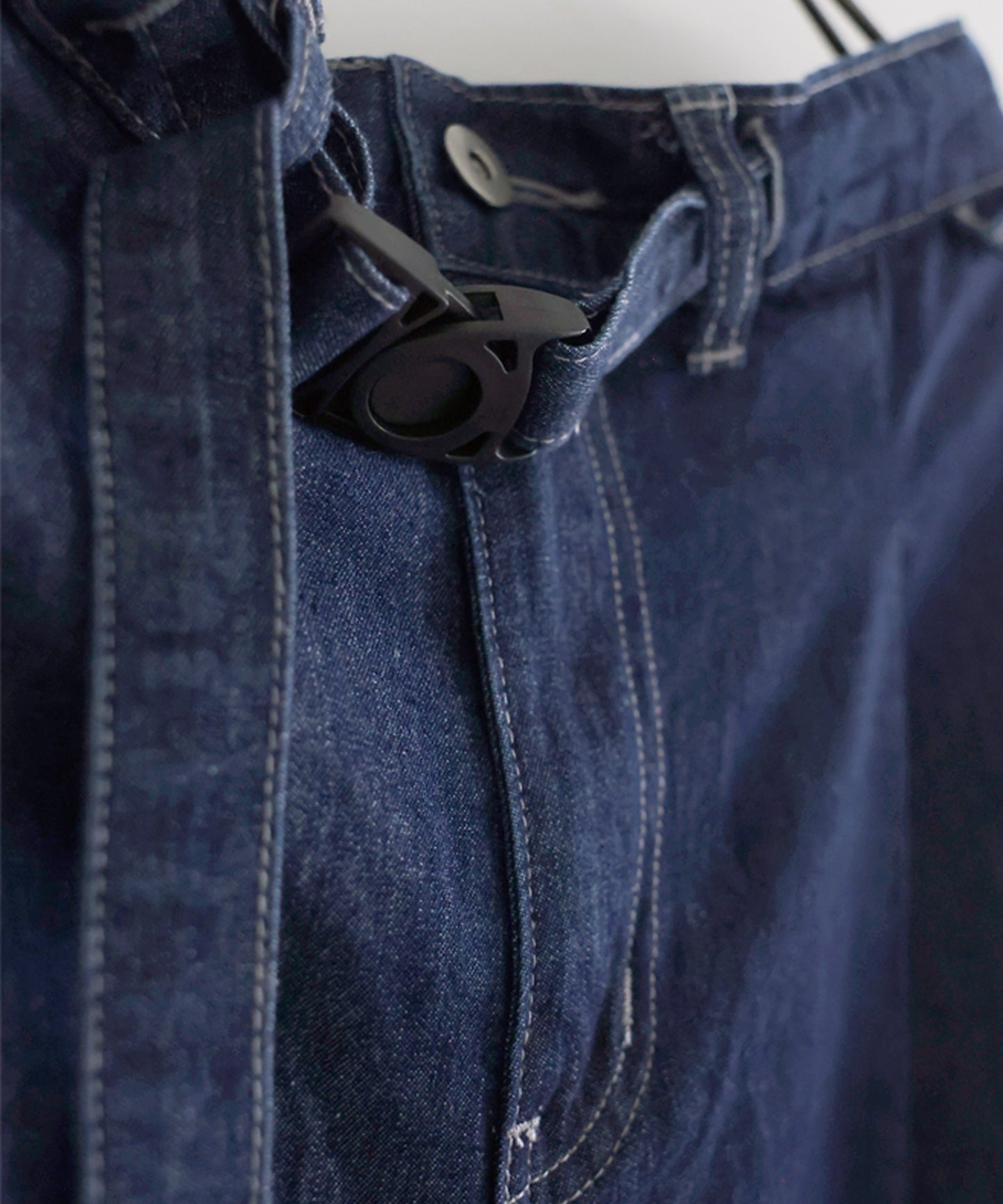 ATELIER WORKS Contrasting Stitch Denim Cargo Pants Men’s