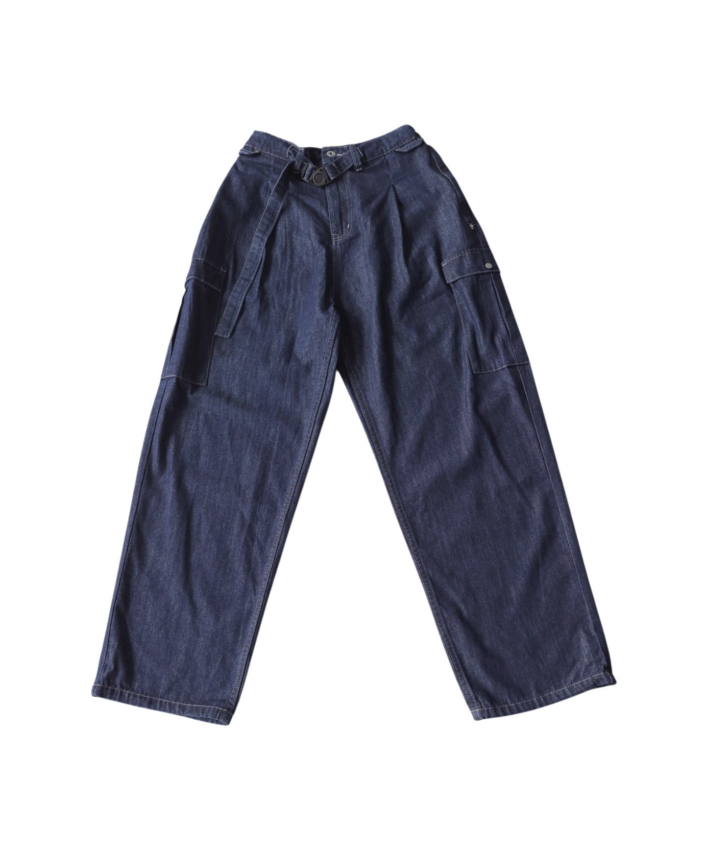 ATELIER WORKS Contrasting Stitch Denim Cargo Pants Men’s