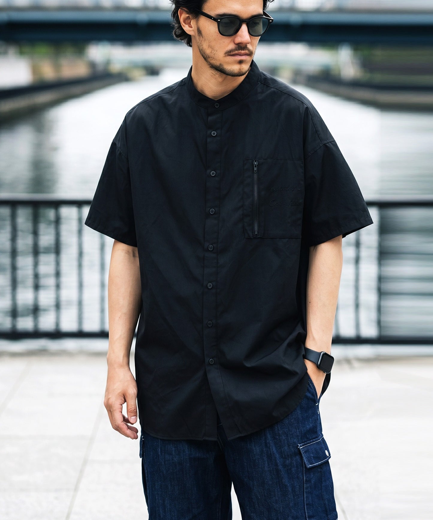 ATELIER WORKS Oversized Cotton Blend Shirt Men’s