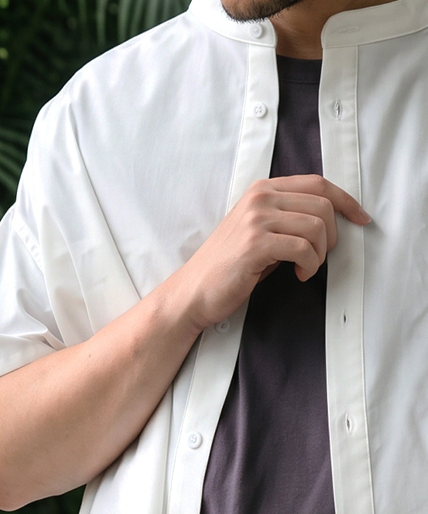 ATELIER WORKS Oversized Cotton Blend Shirt Men’s