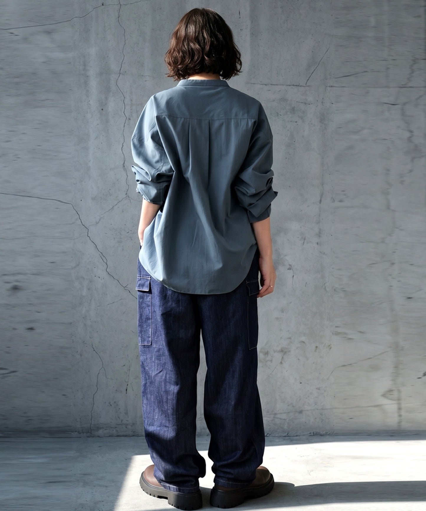 ATELIER WORKS Oversized Cotton Blend Shirt Ladies