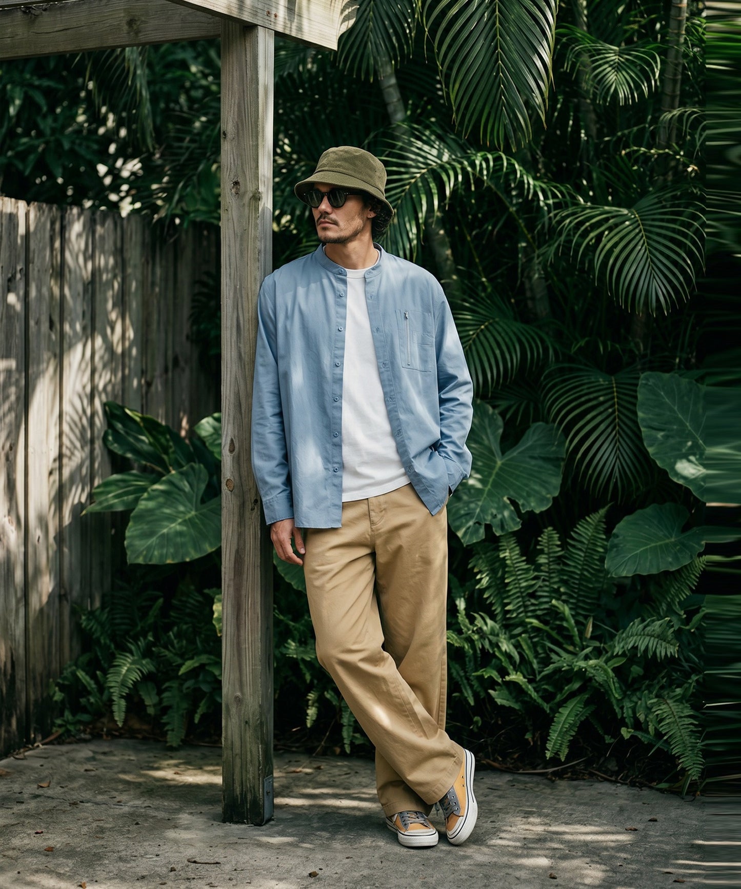 ATELIER WORKS Oversized Cotton Blend Shirt Men’s