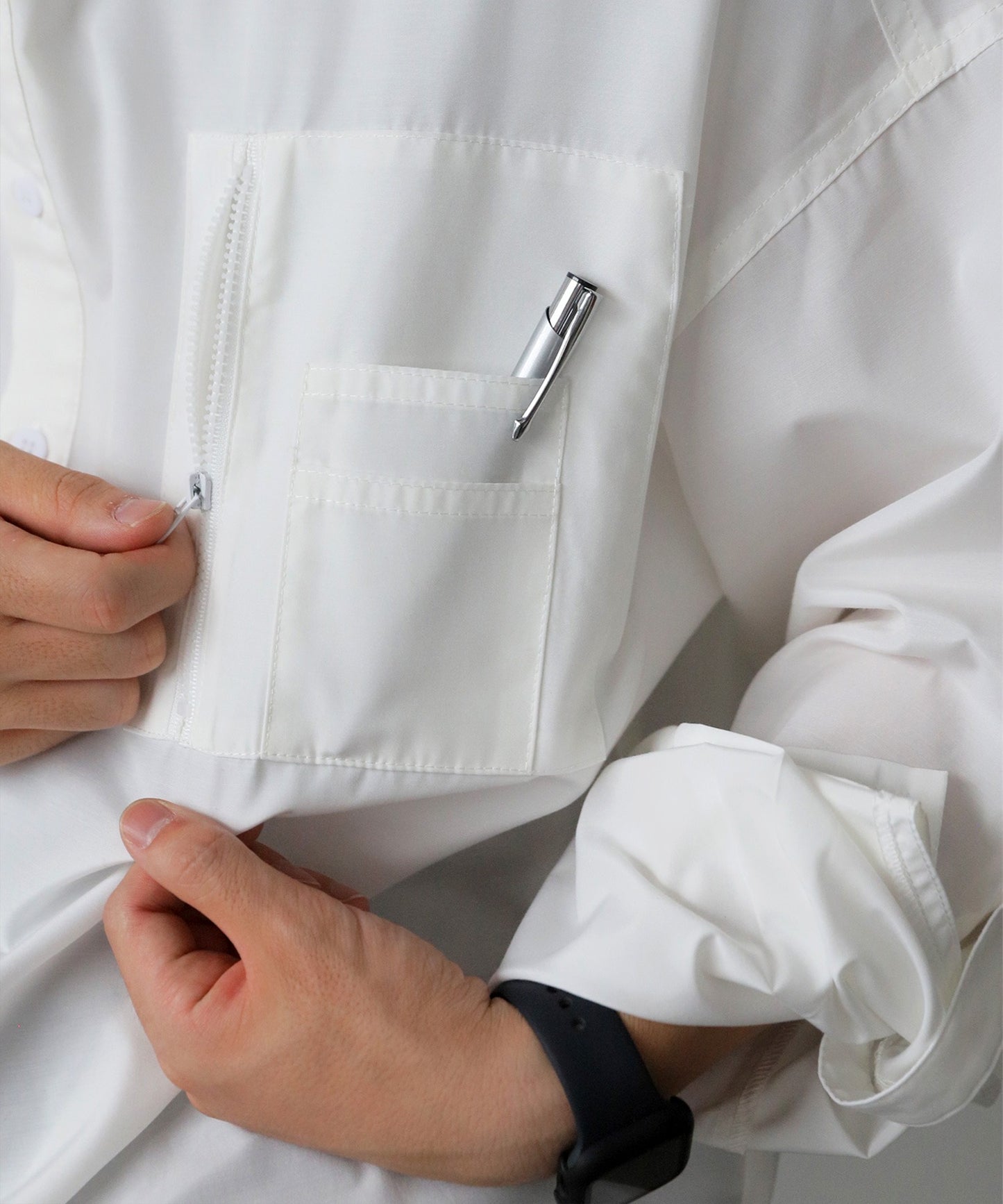 ATELIER WORKS Oversized Cotton Blend Shirt Men’s