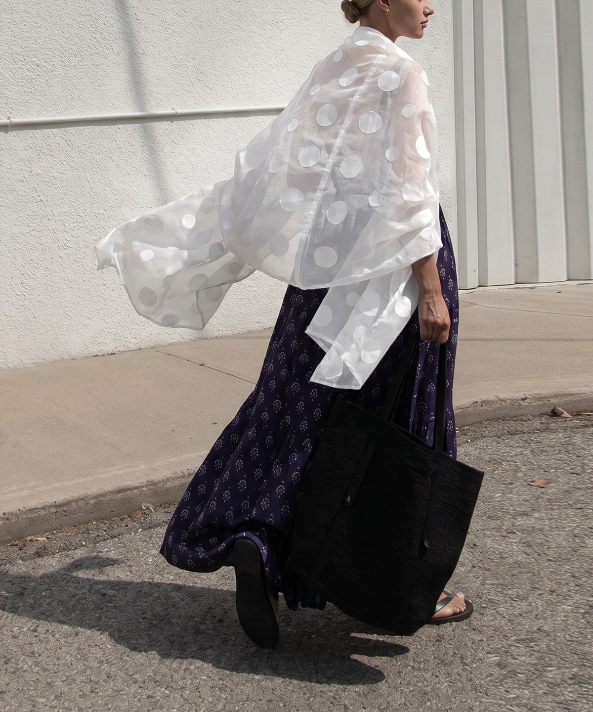 NUUUII Polka Dot Hooded Stole Ladies