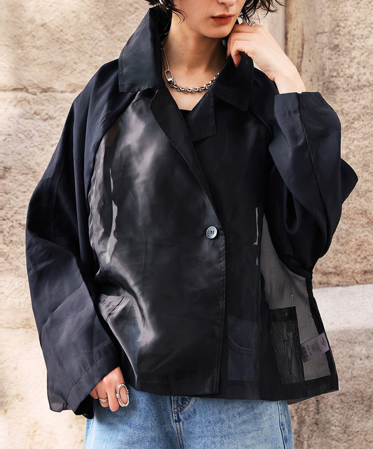 NUUUII Sheer Tailored Short Jacket Ladies