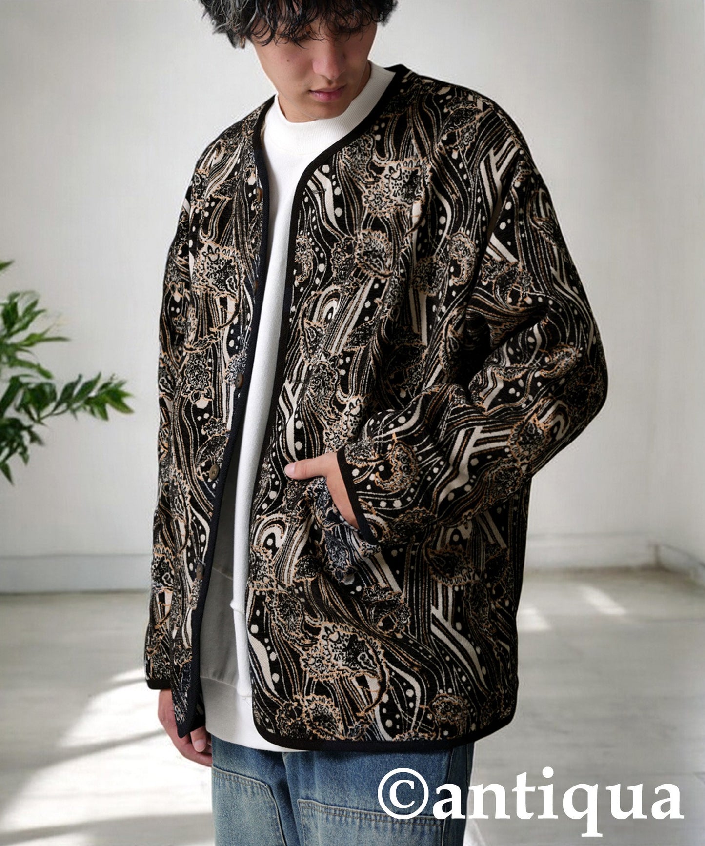 Jacquard Jacket Men's