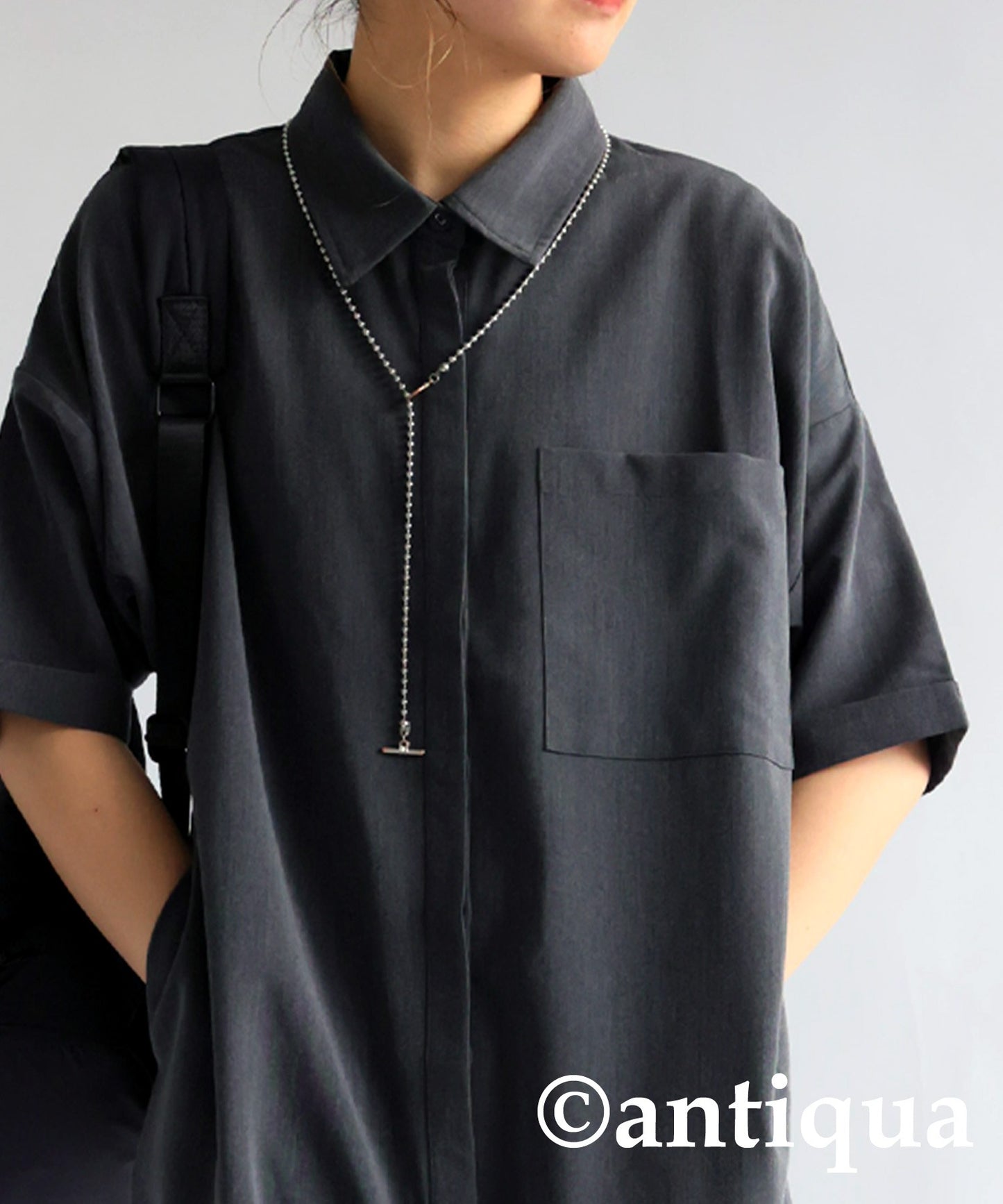 Short -Sleeved Jumpsuit Ladies
