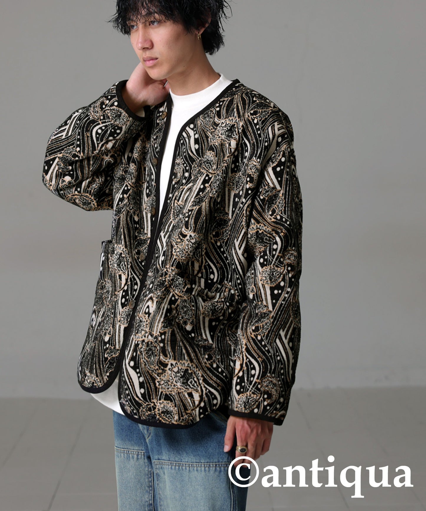 Jacquard Jacket Men's