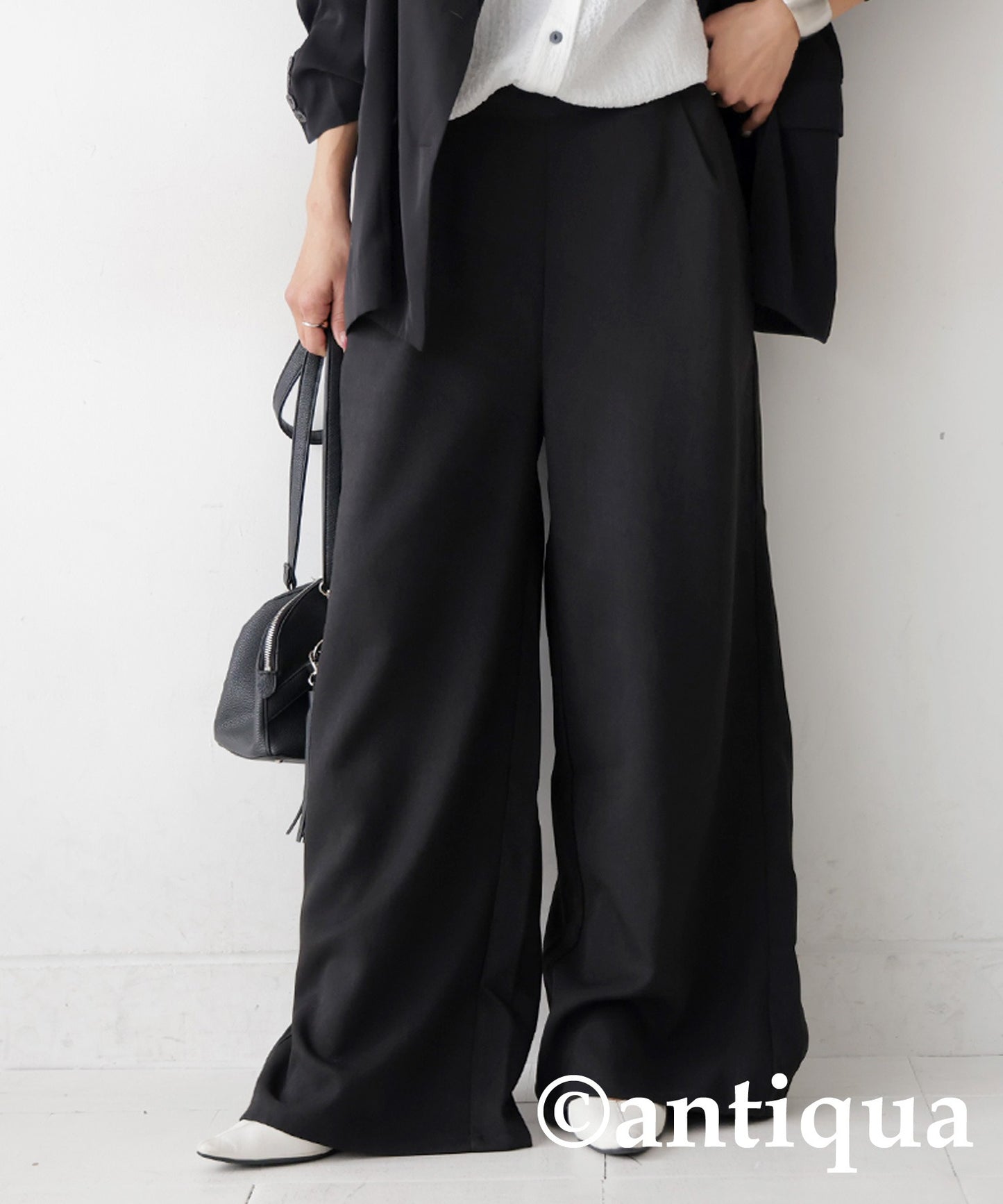 Woollike Wide Pants Ladies