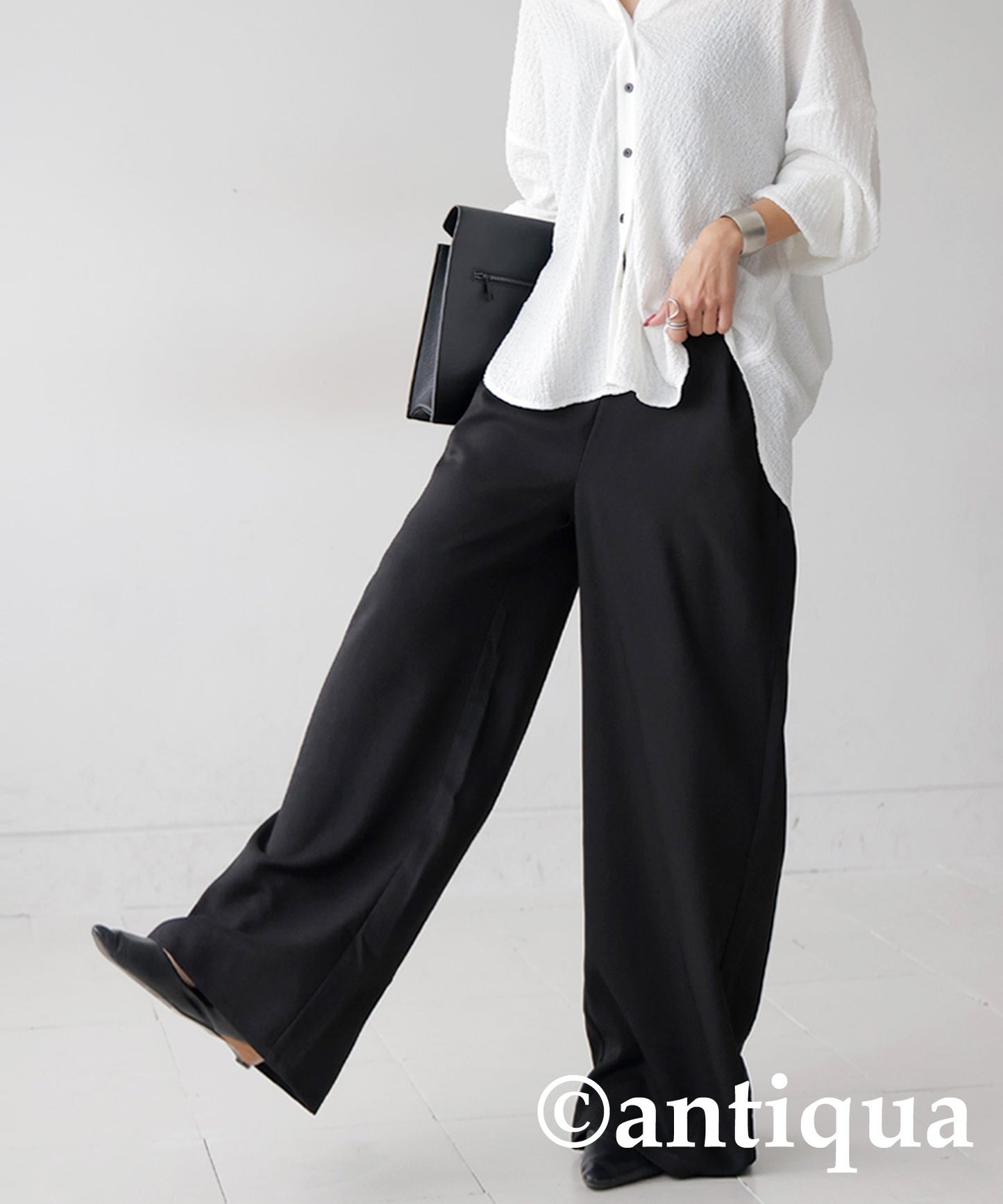 Woollike Wide Pants Ladies