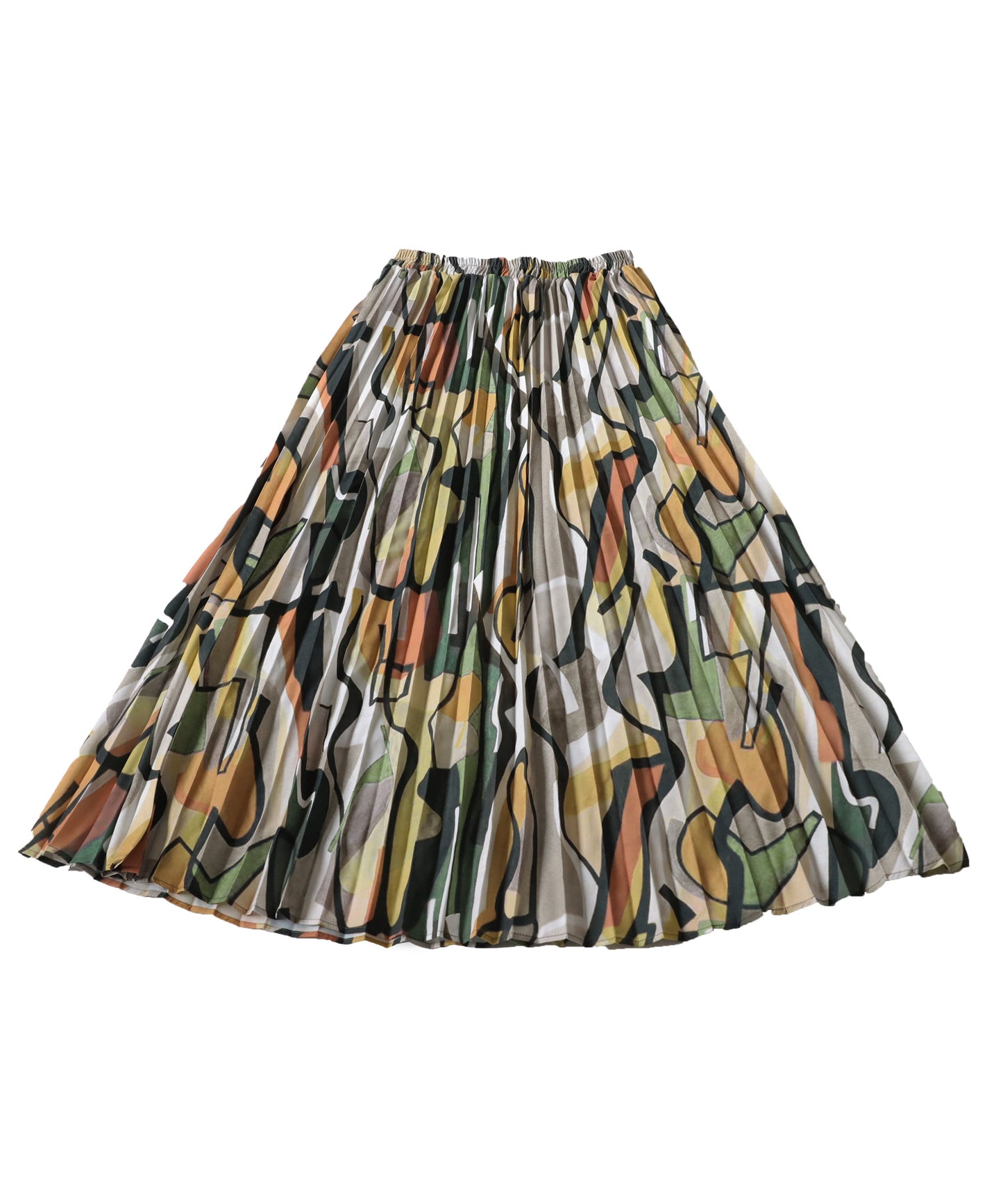 Accordion Pleat Skirt Ladies