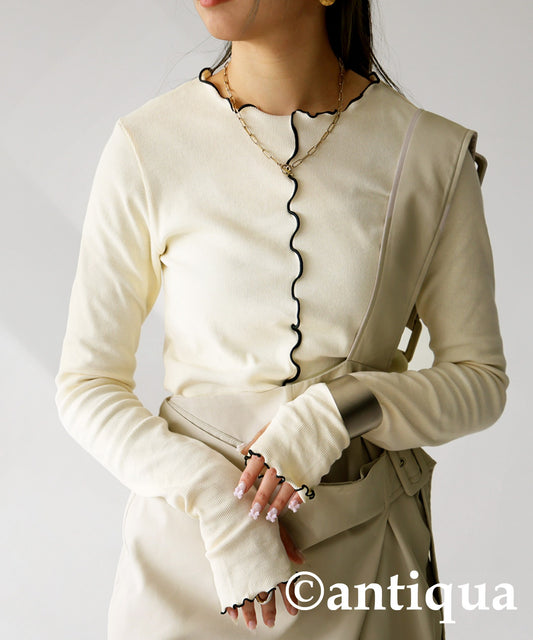 Lettuce edge Tops Ladies