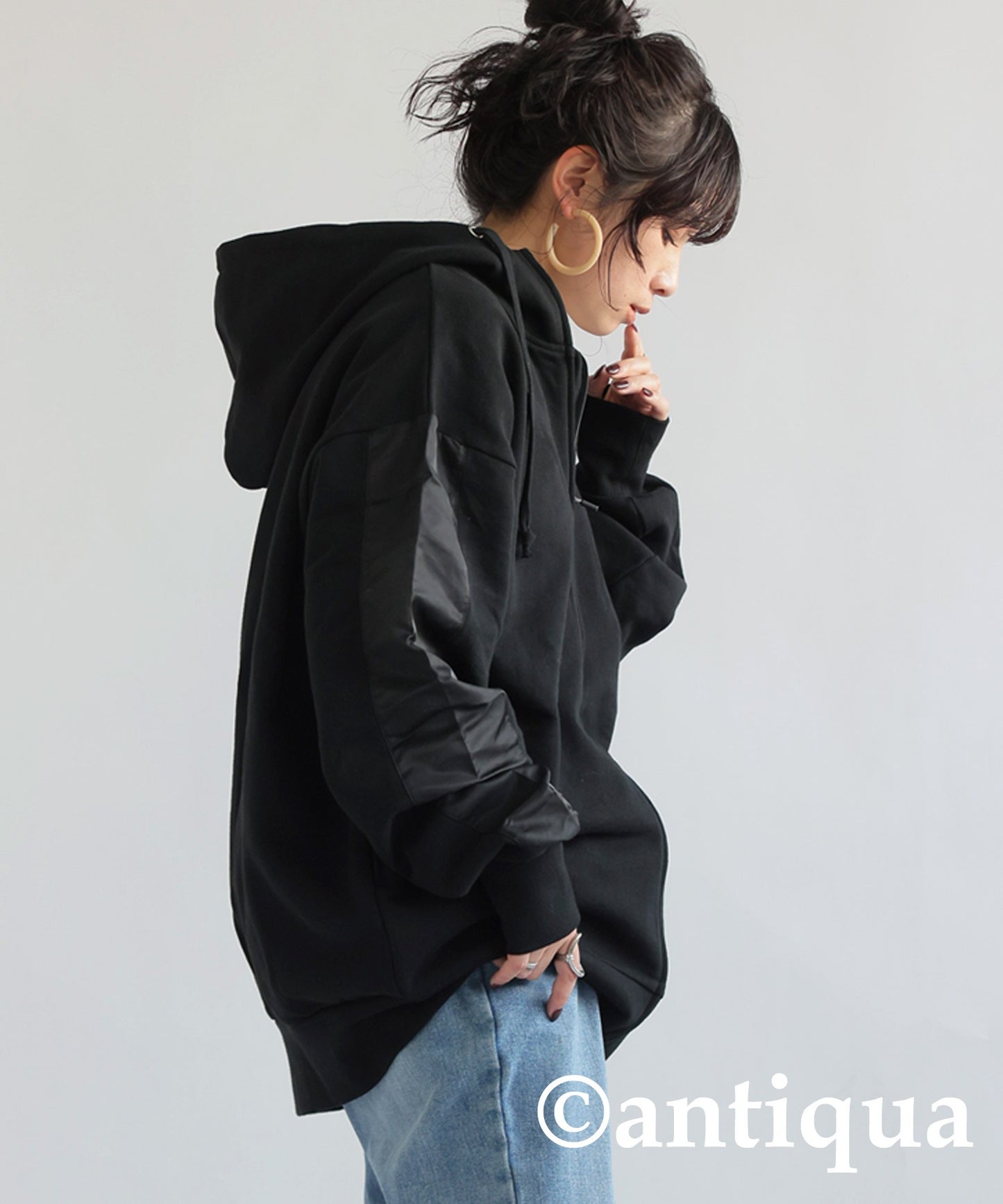 Nylon Line Hoodie Ladies