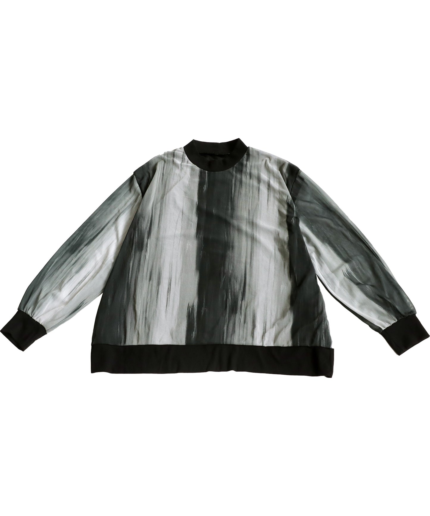 Pattern Sheer Tops Ladies