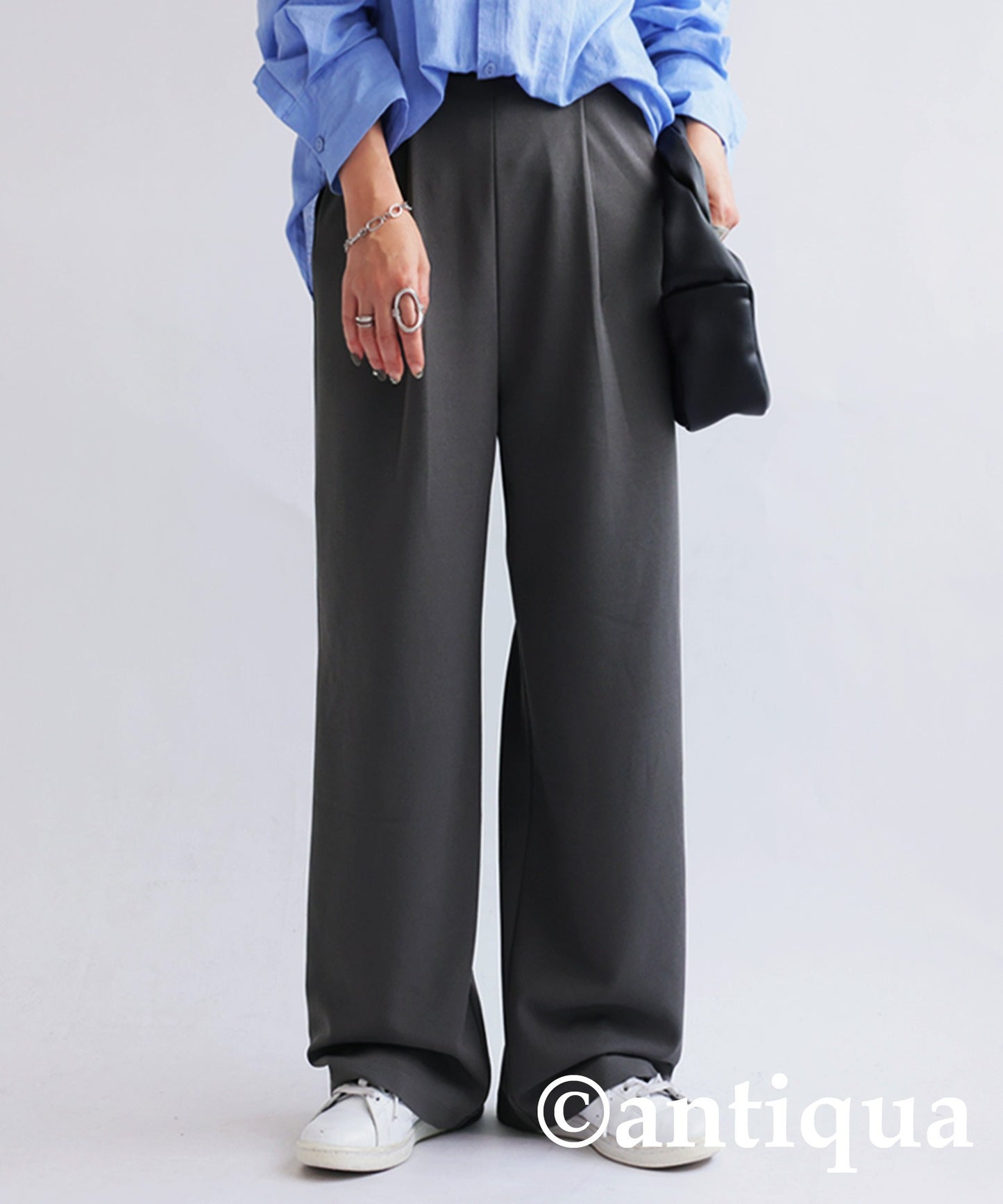 Georgette fabric Straight Pants Ladies