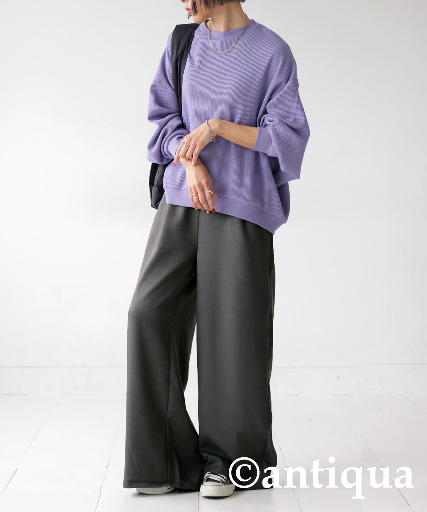 Woollike Wide Pants Ladies