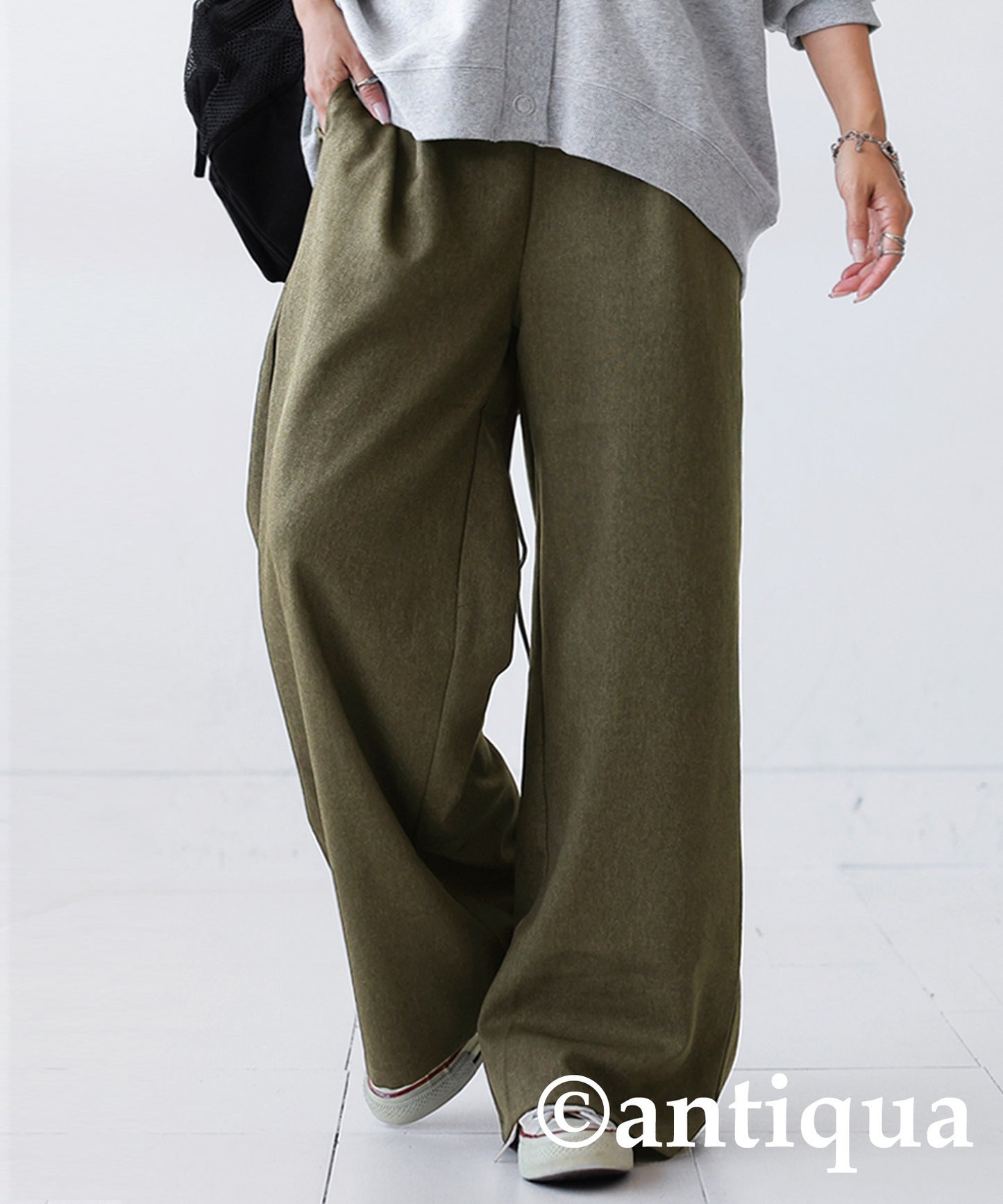 Woollike Wide Pants Ladies