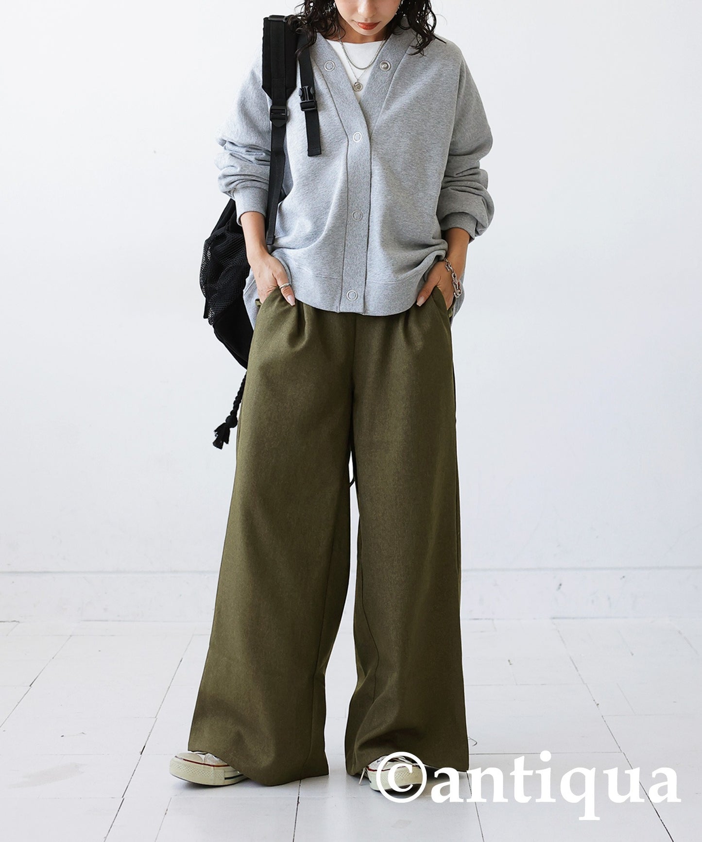 Woollike Wide Pants Ladies