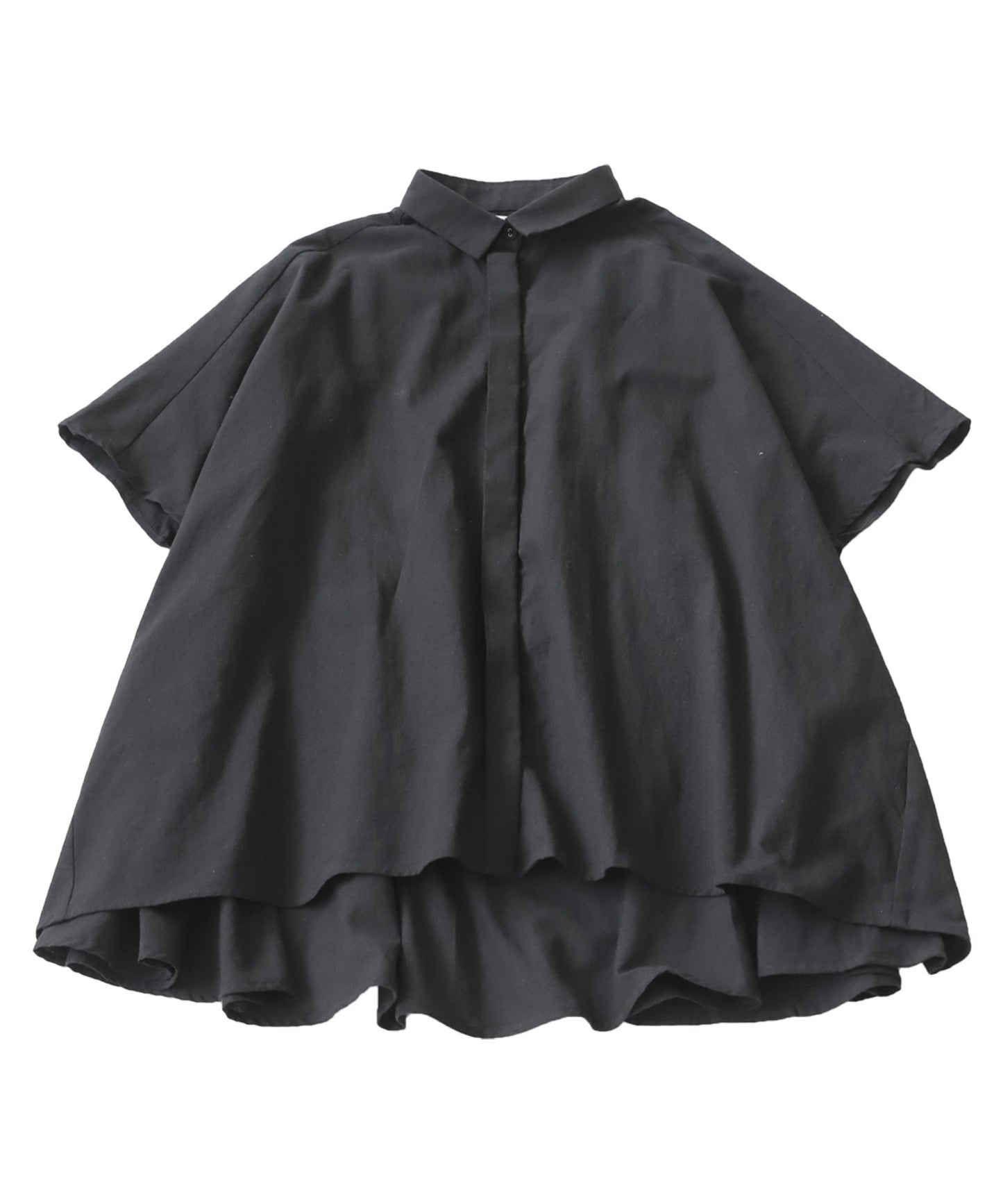 Cotton drape shirt women's tops