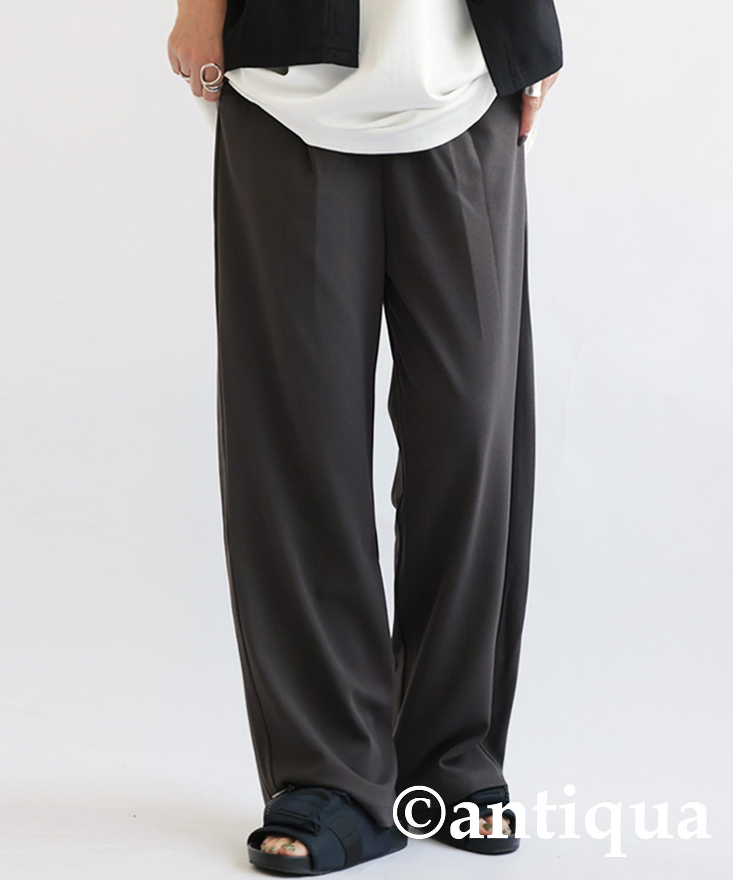 Georgette fabric Straight Pants Ladies