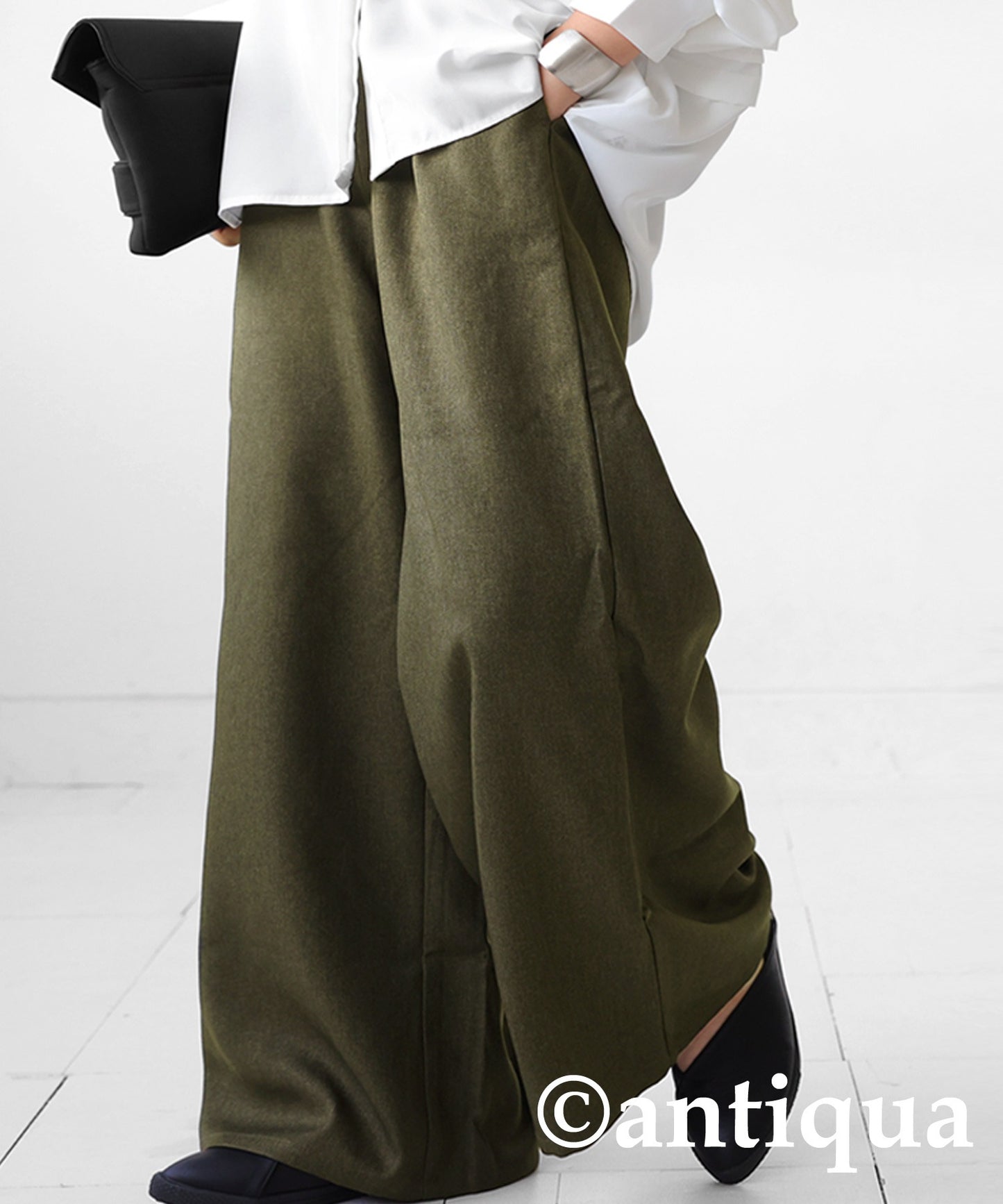 Woollike Wide Pants Ladies