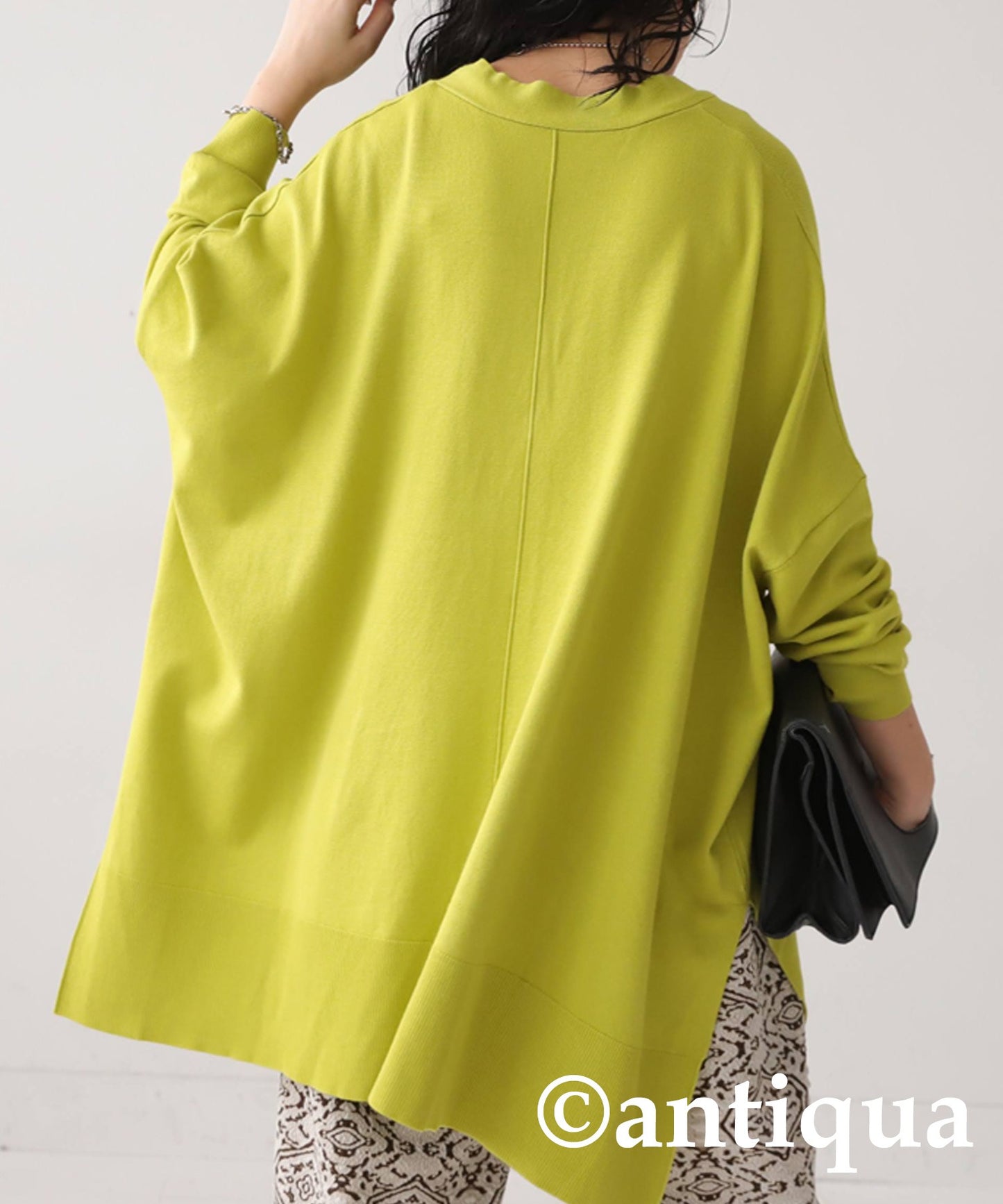 Function Material Wide Cardigan Ladies Tops