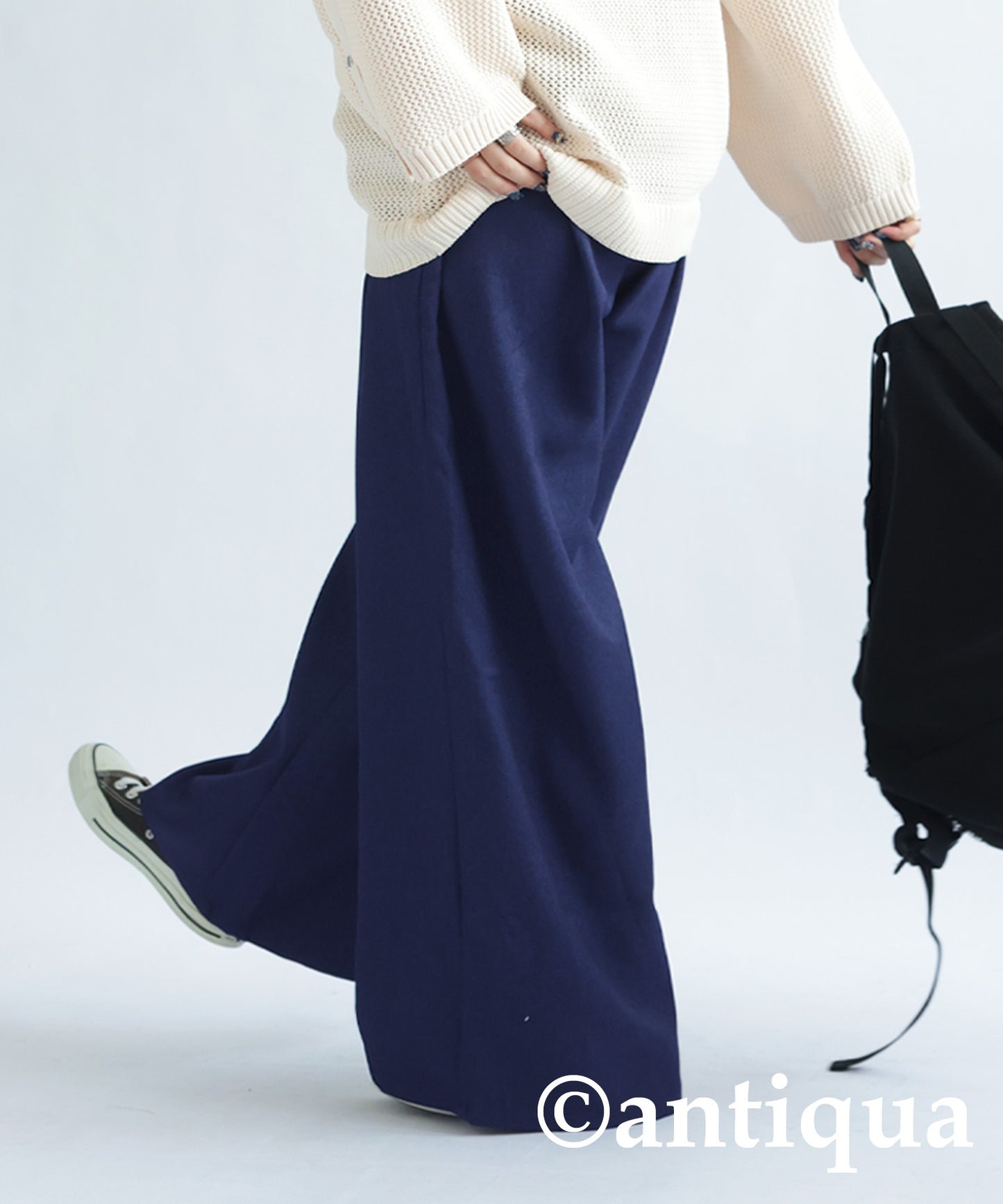 Woollike Wide Pants Ladies