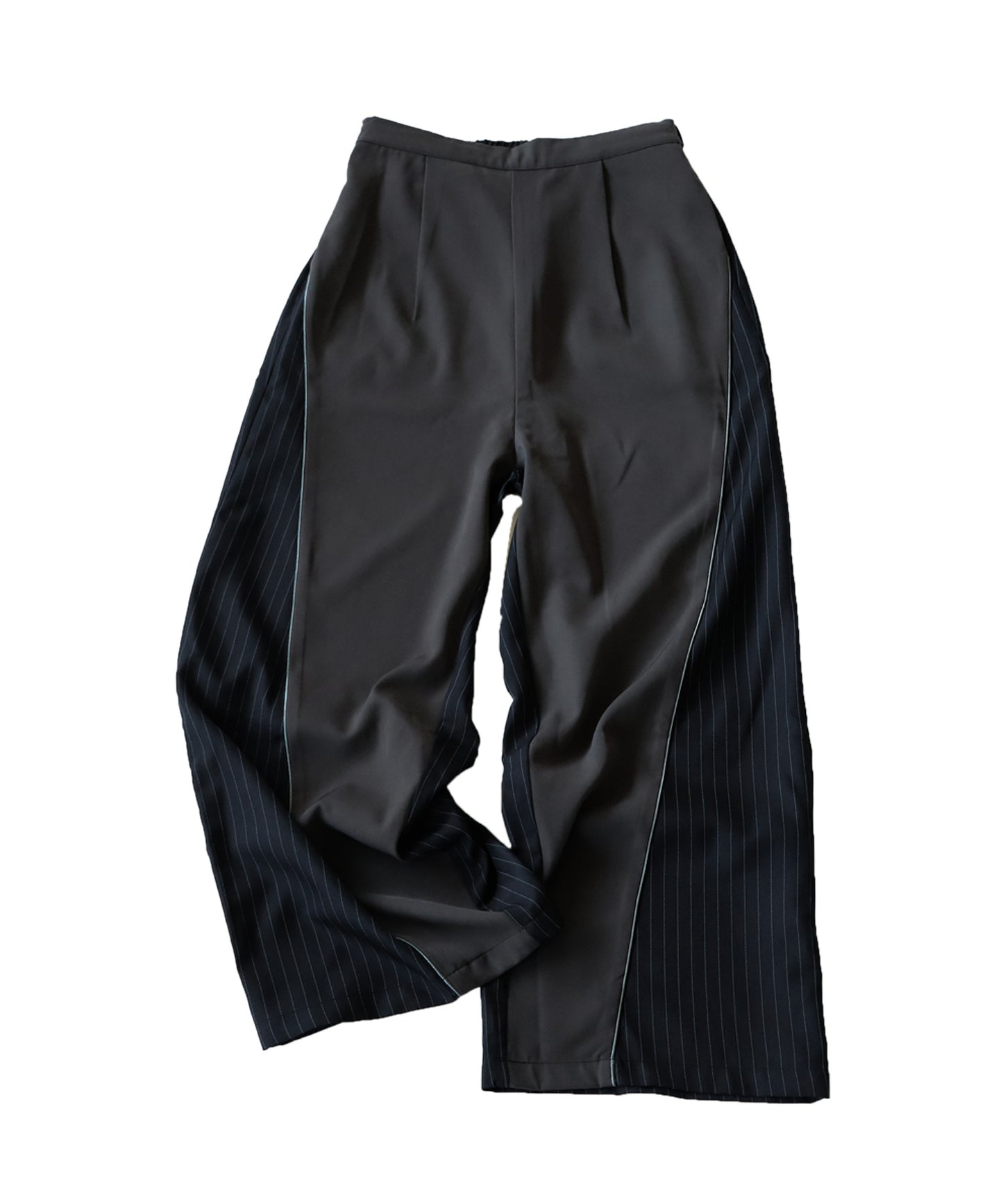 Striped Switching Wide Pants Men's