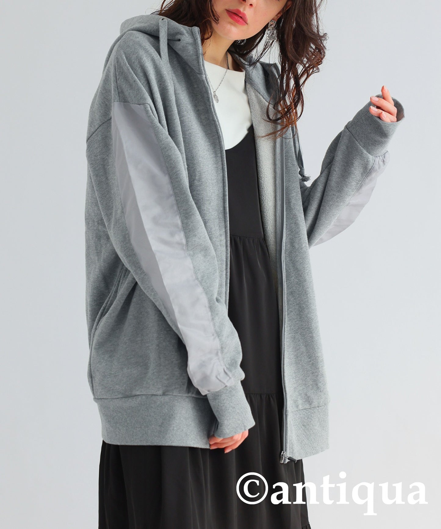 Nylon Line Hoodie Ladies