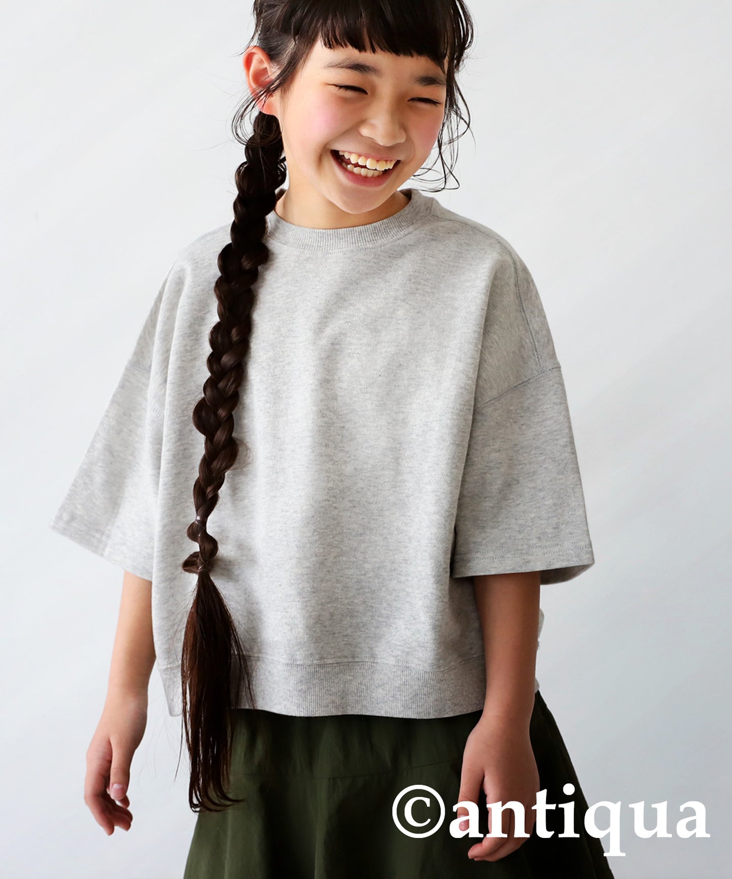 100%cotton short -sleeved pullover Kids