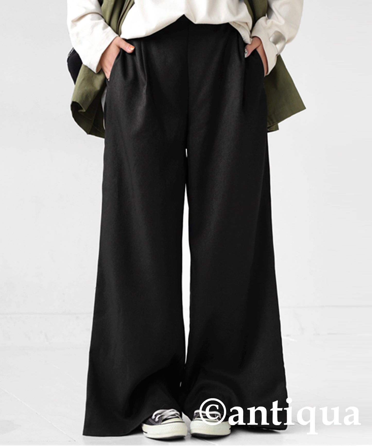 Woollike Wide Pants Ladies