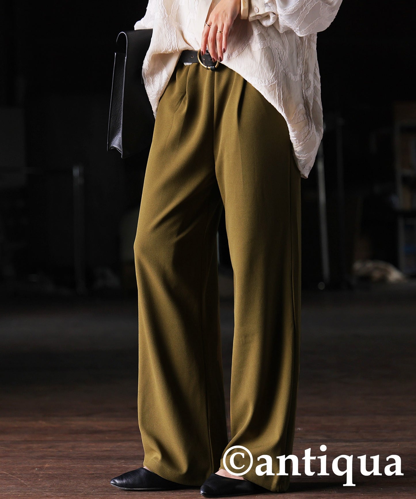 Georgette fabric Straight Pants Ladies