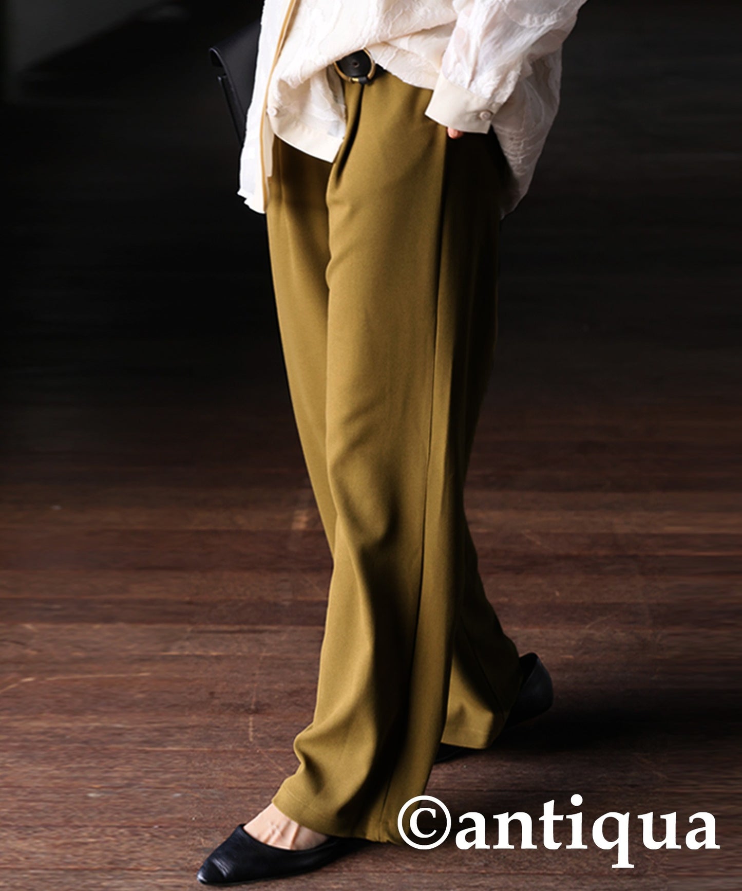 Georgette fabric Straight Pants Ladies