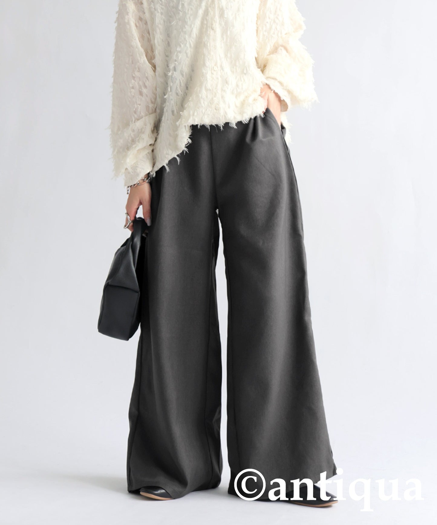 Woollike Wide Pants Ladies